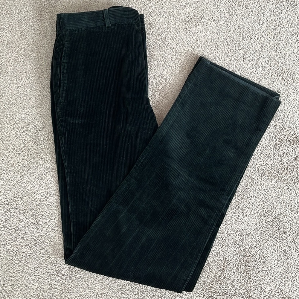 Brooks Brothers NWOT Wide-ribbed Corduroy Unhemmed Pants